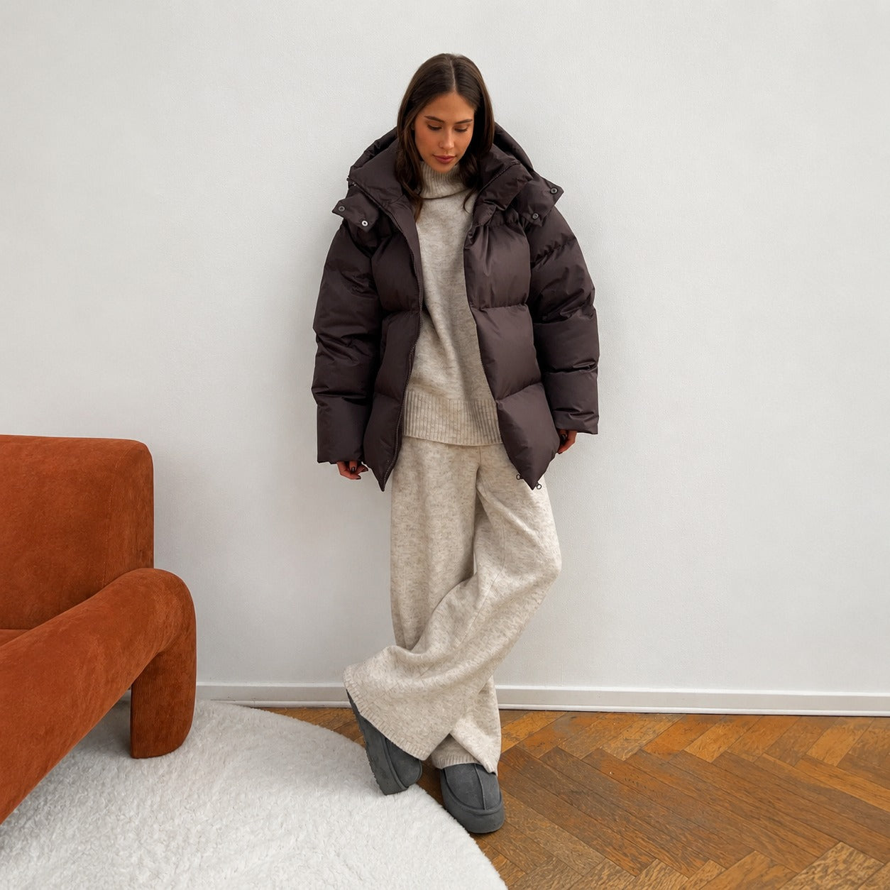 Natalia - Chaqueta gruesa con capucha