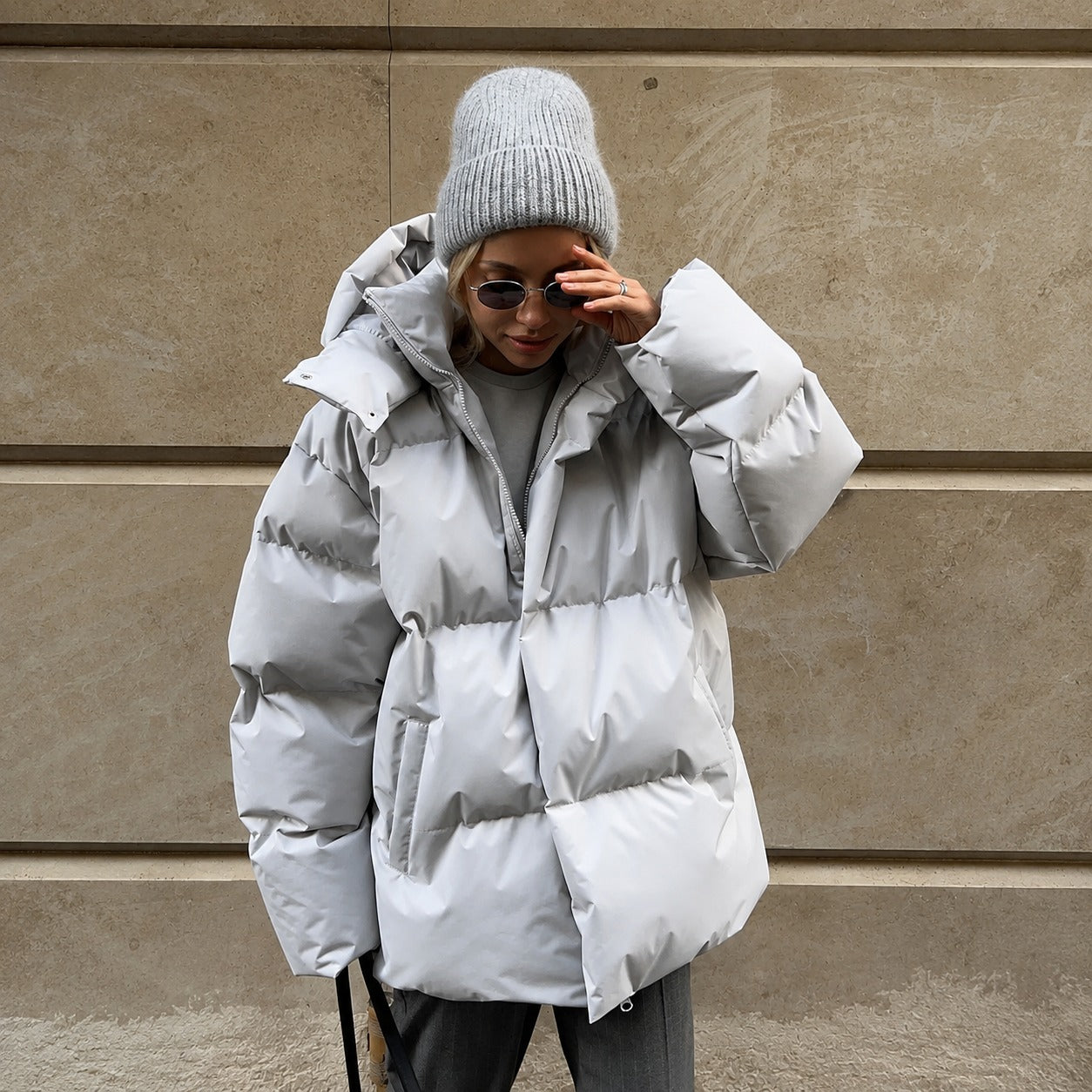 Natalia - Chaqueta gruesa con capucha