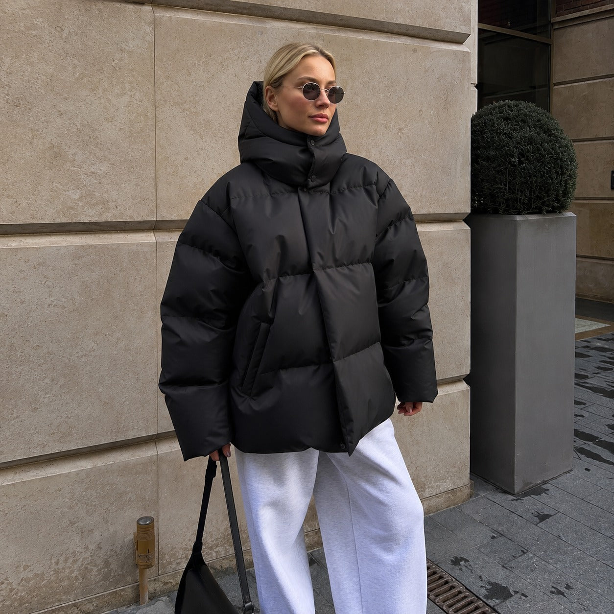 Natalia - Chaqueta gruesa con capucha