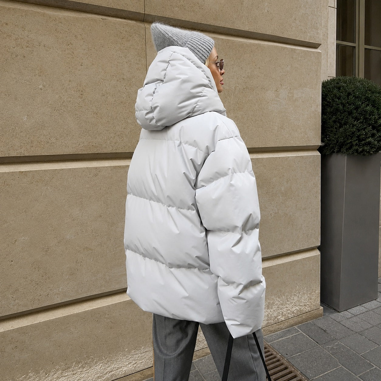Natalia - Chaqueta gruesa con capucha