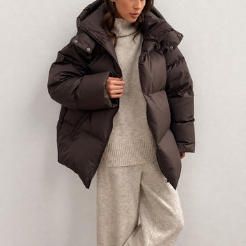 Natalia - Chaqueta gruesa con capucha