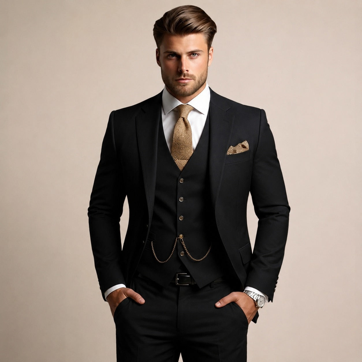 Godfrey - Traje Formal de Tres Piezas