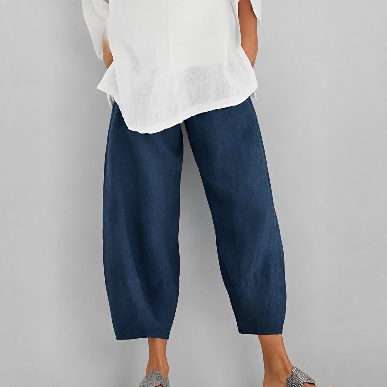 Alethea - Pantalón de verano casual y holgado