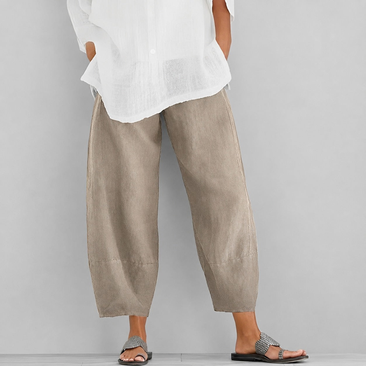 Alethea - Pantalón de verano casual y holgado