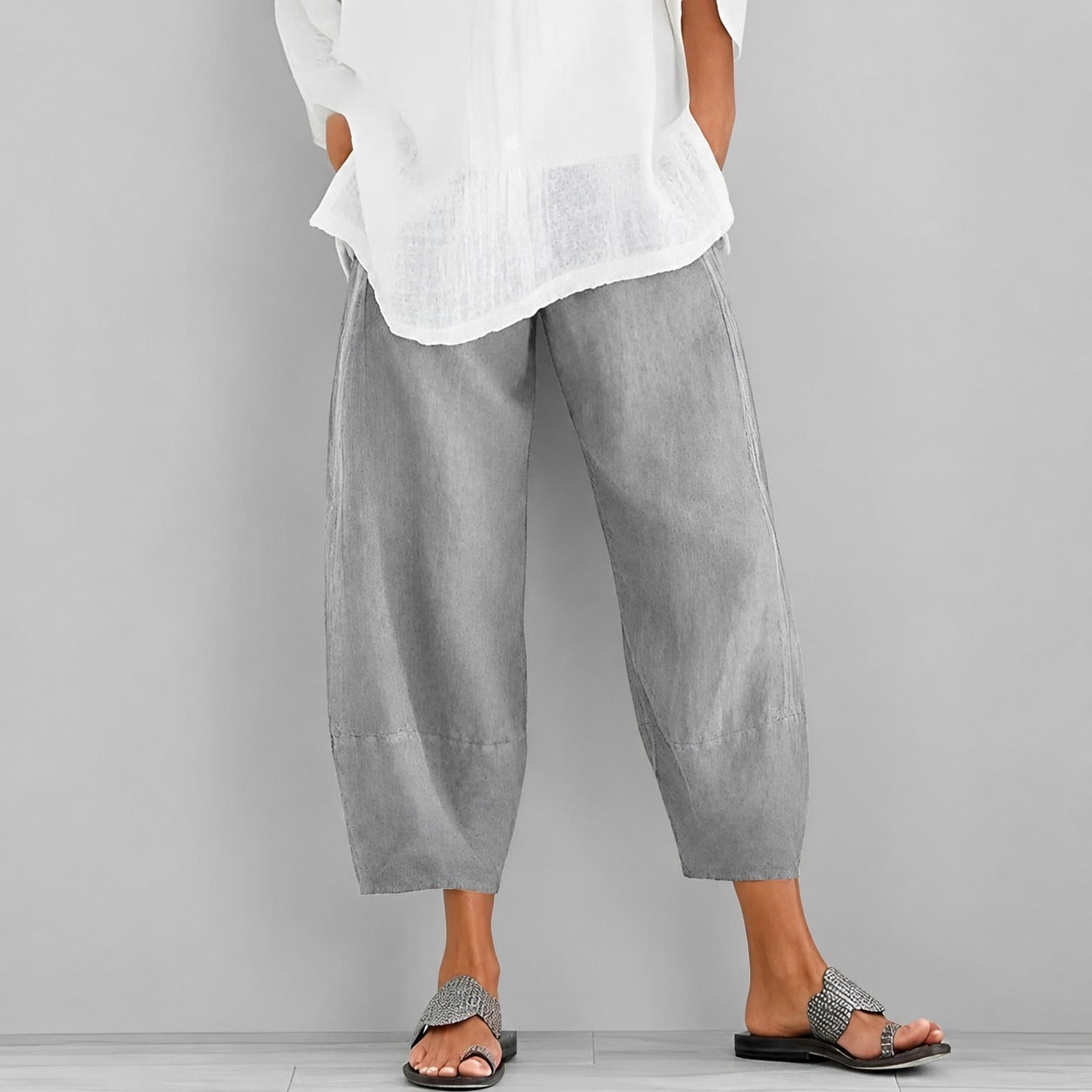 Alethea - Pantalón de verano casual y holgado