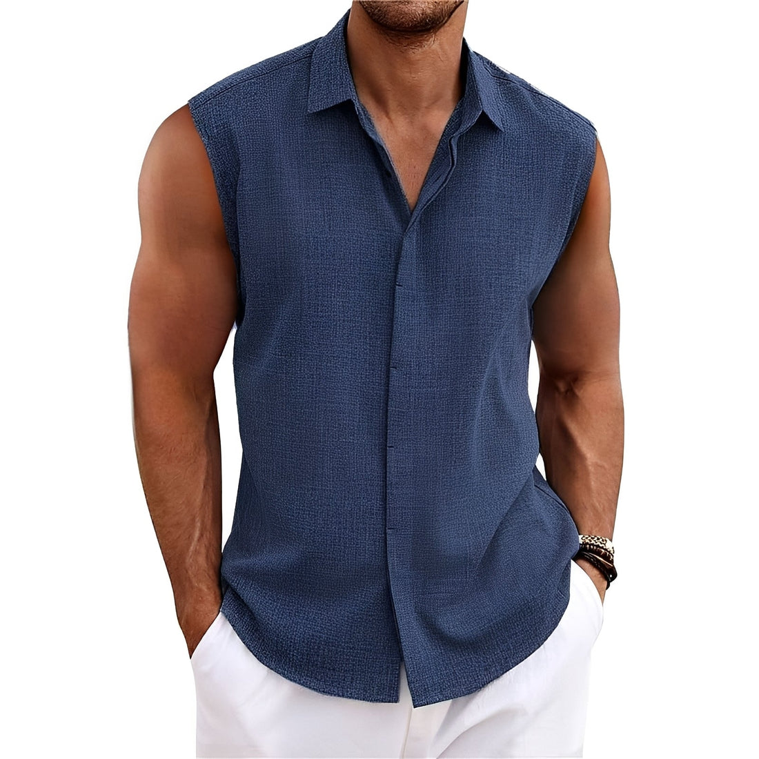 Romy - Camiseta Cómoda sin Mangas