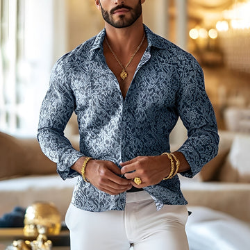 Tim - Camisa Clásica de Manga Larga