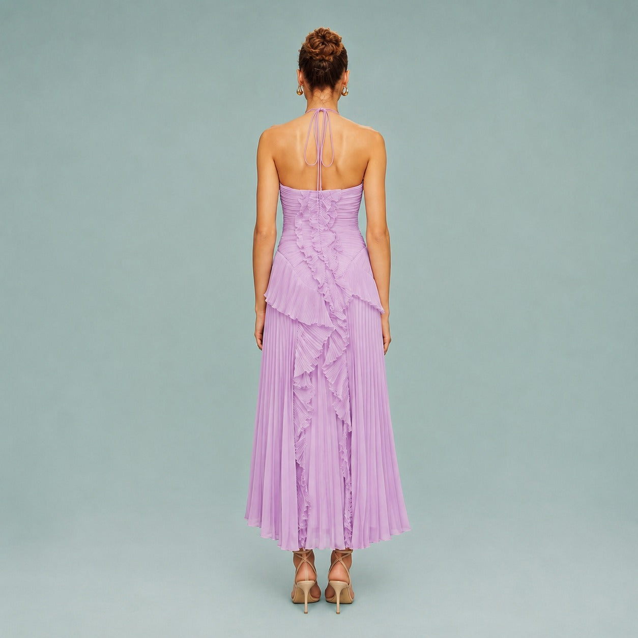 Roxan - Vestido Maxi de Un Hombro sin Esfuerzo