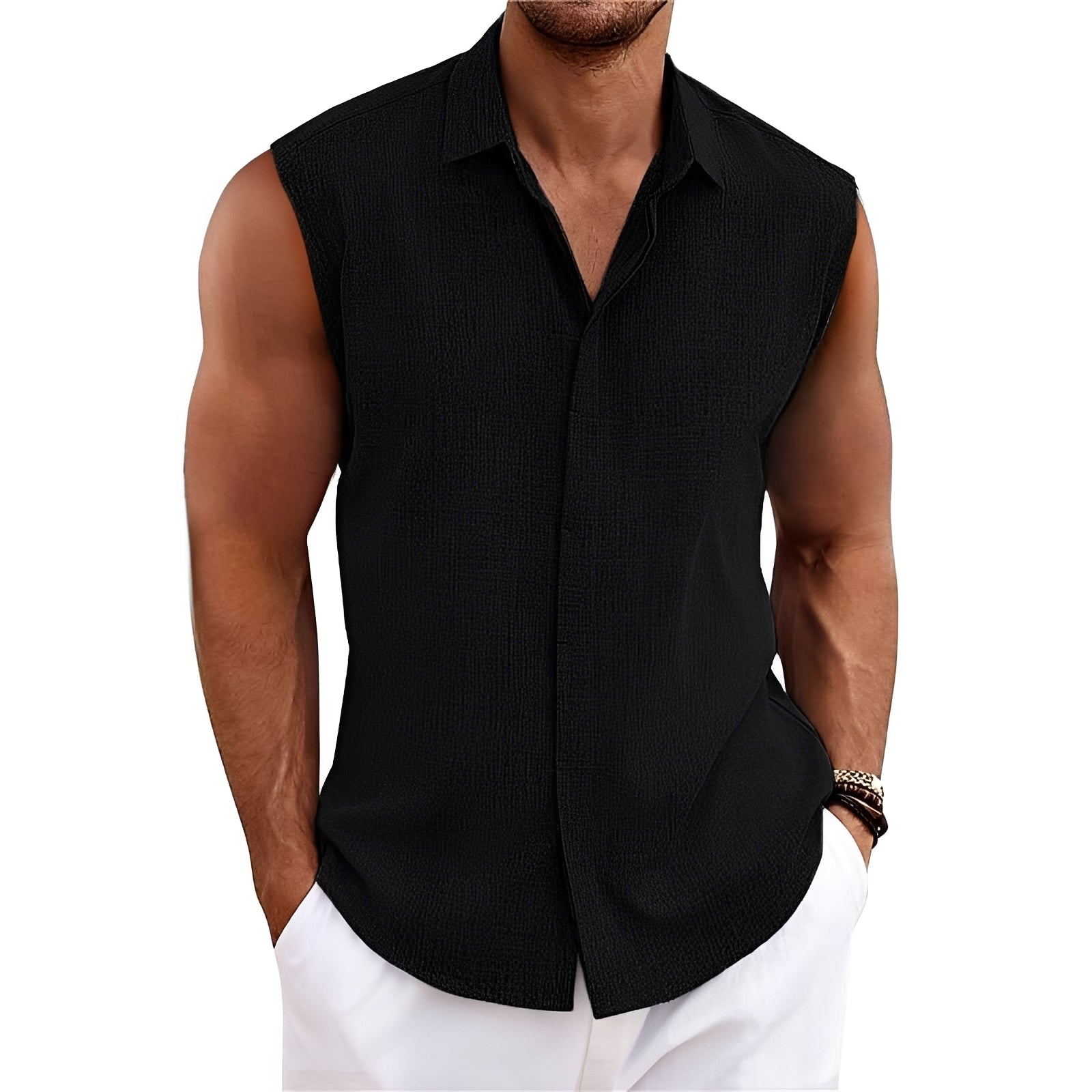 Romy - Camiseta Cómoda sin Mangas