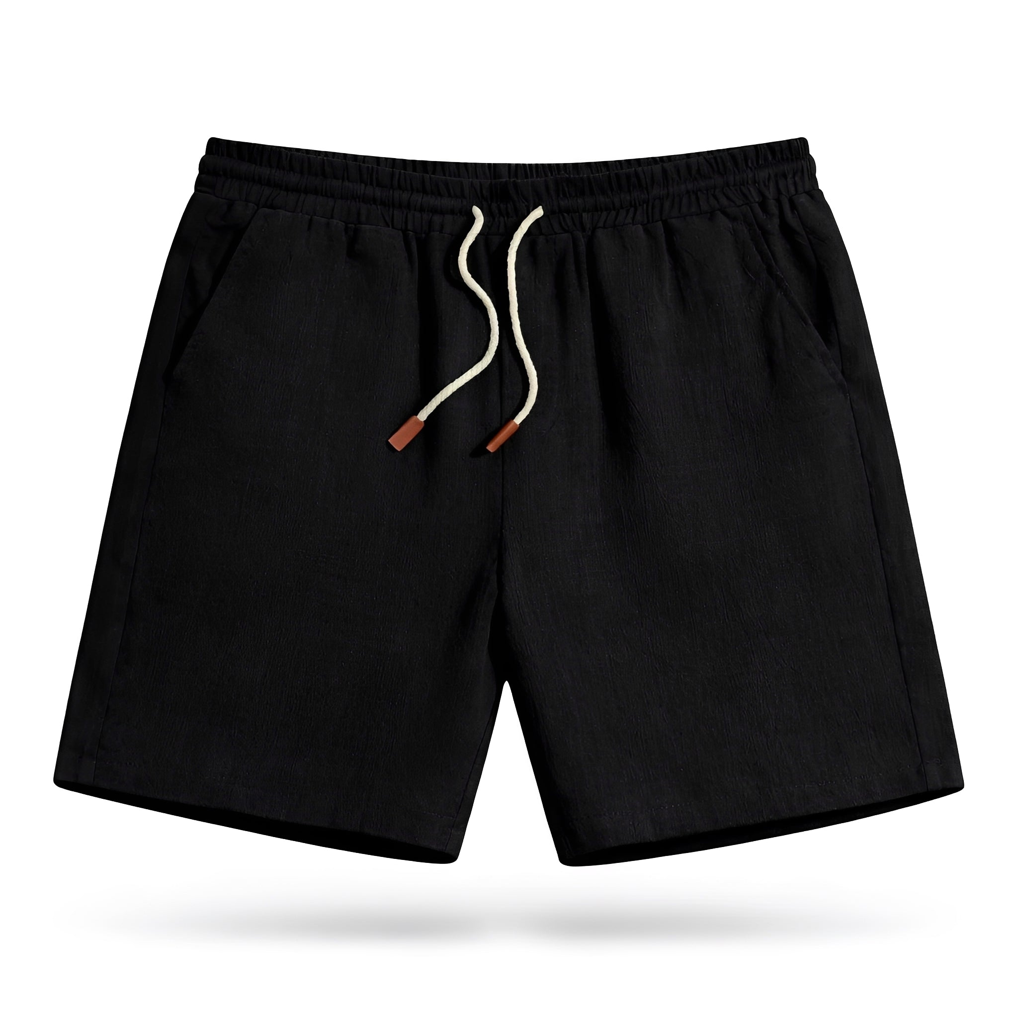 Barnett - Pantalones Cortos Casuales con Cintura Elástica