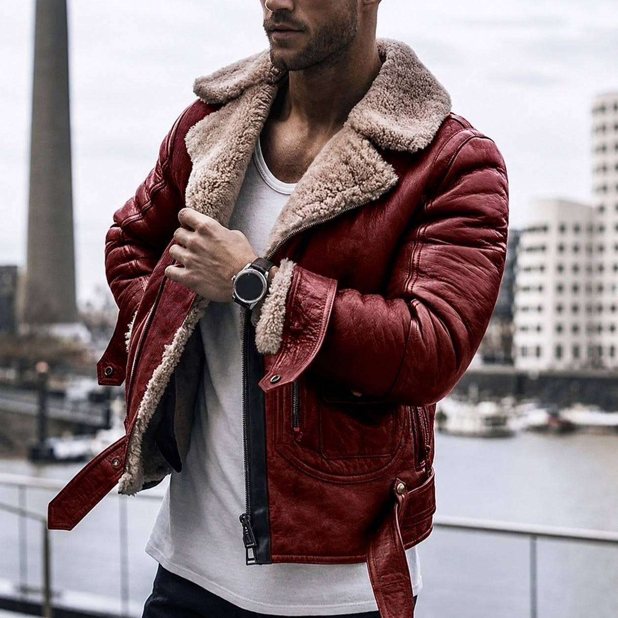 Dominic - Chaqueta de invierno cálida para hombres