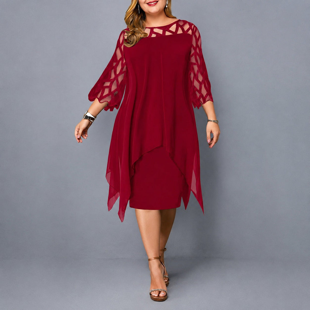 Annika - Vestido elegante con ajuste femenino