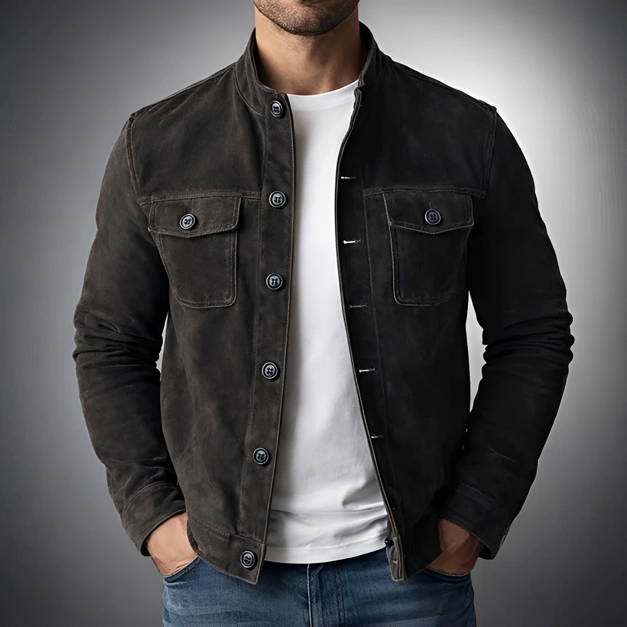 Gideon - Chaqueta Casual con Botones