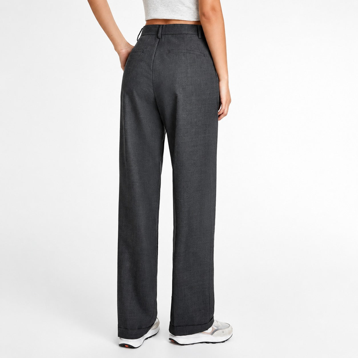 Amira - Pantalones de traje holgados de pierna recta