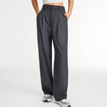 Amira - Pantalones de traje holgados de pierna recta
