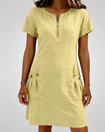 Emelia - Vestido Elegante con Cremallera