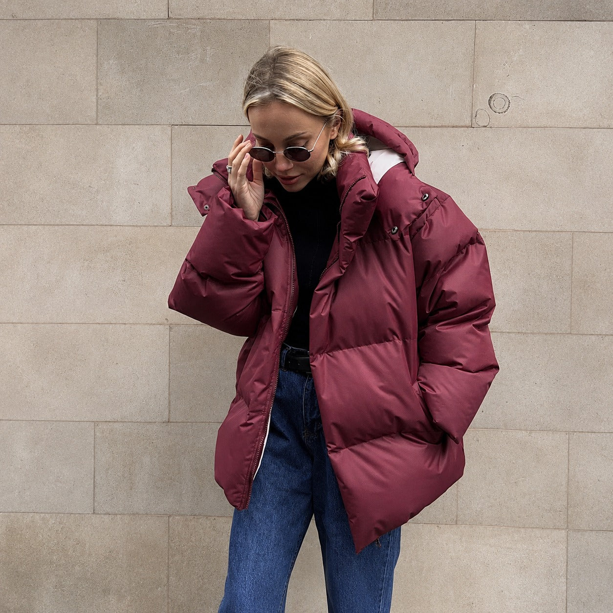 Natalia - Chaqueta gruesa con capucha