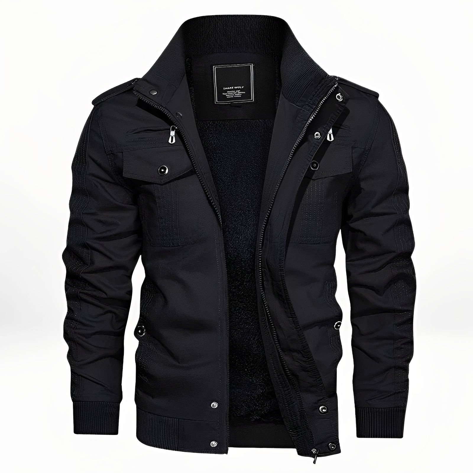 Jaxon - Chaqueta de invierno acogedora con bolsillos