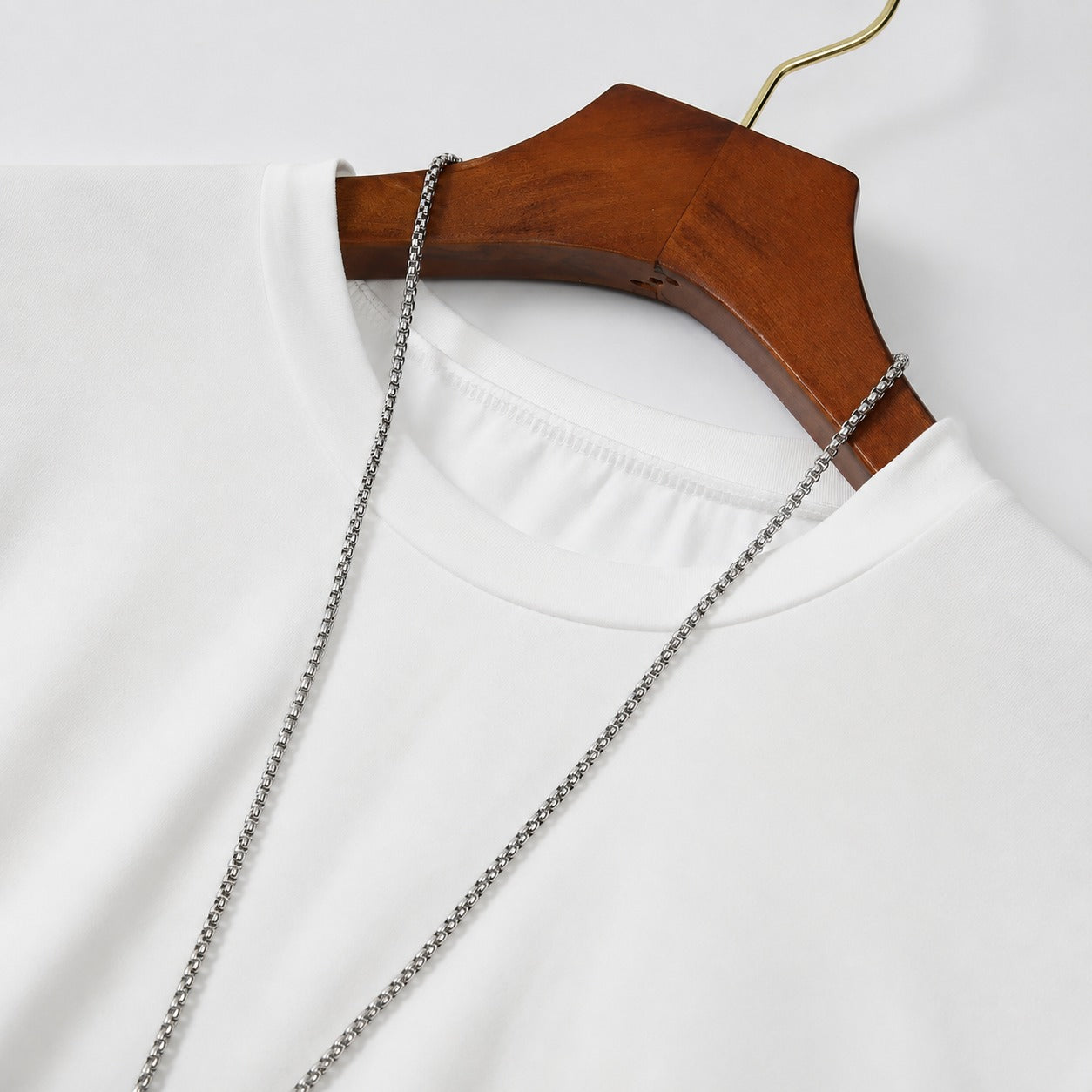 Owen - Camiseta casual y lisa para hombres