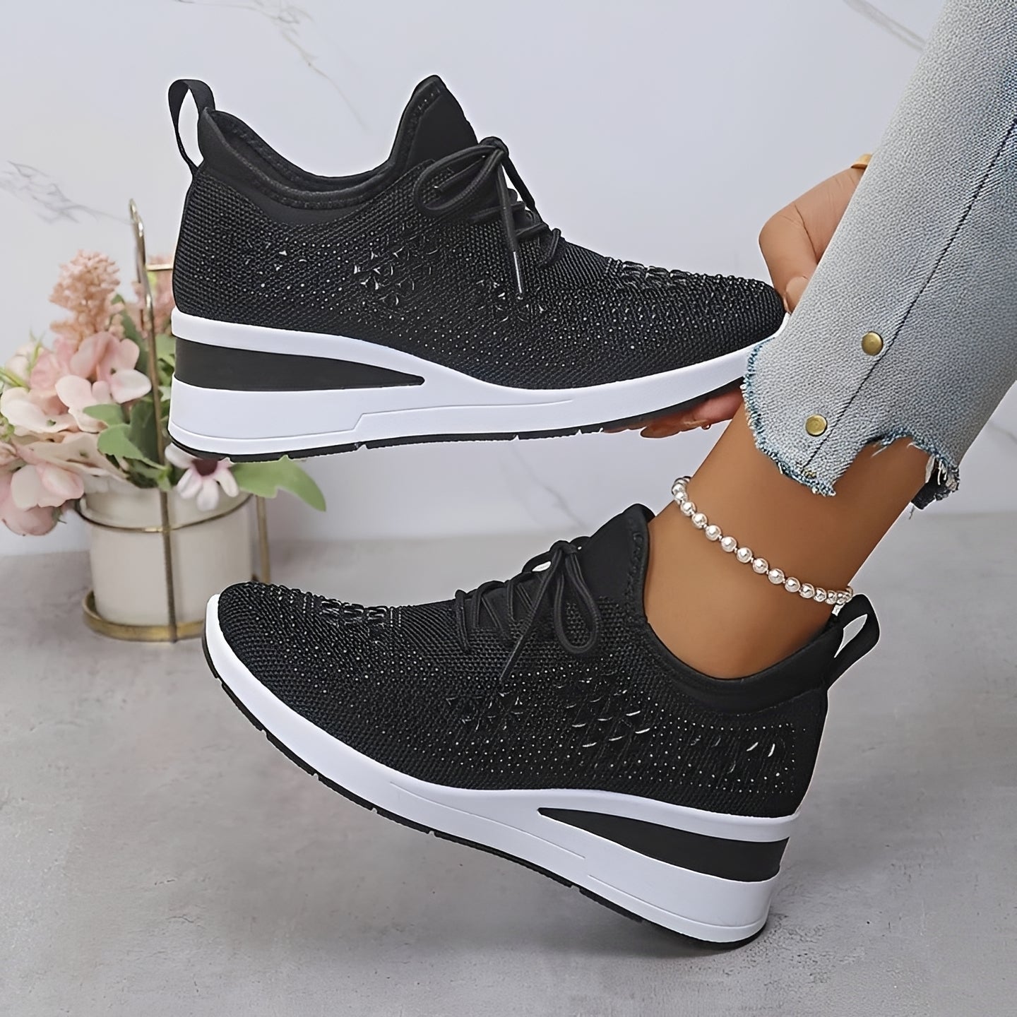 Brenda - Zapatos de Cuña con Estilo
