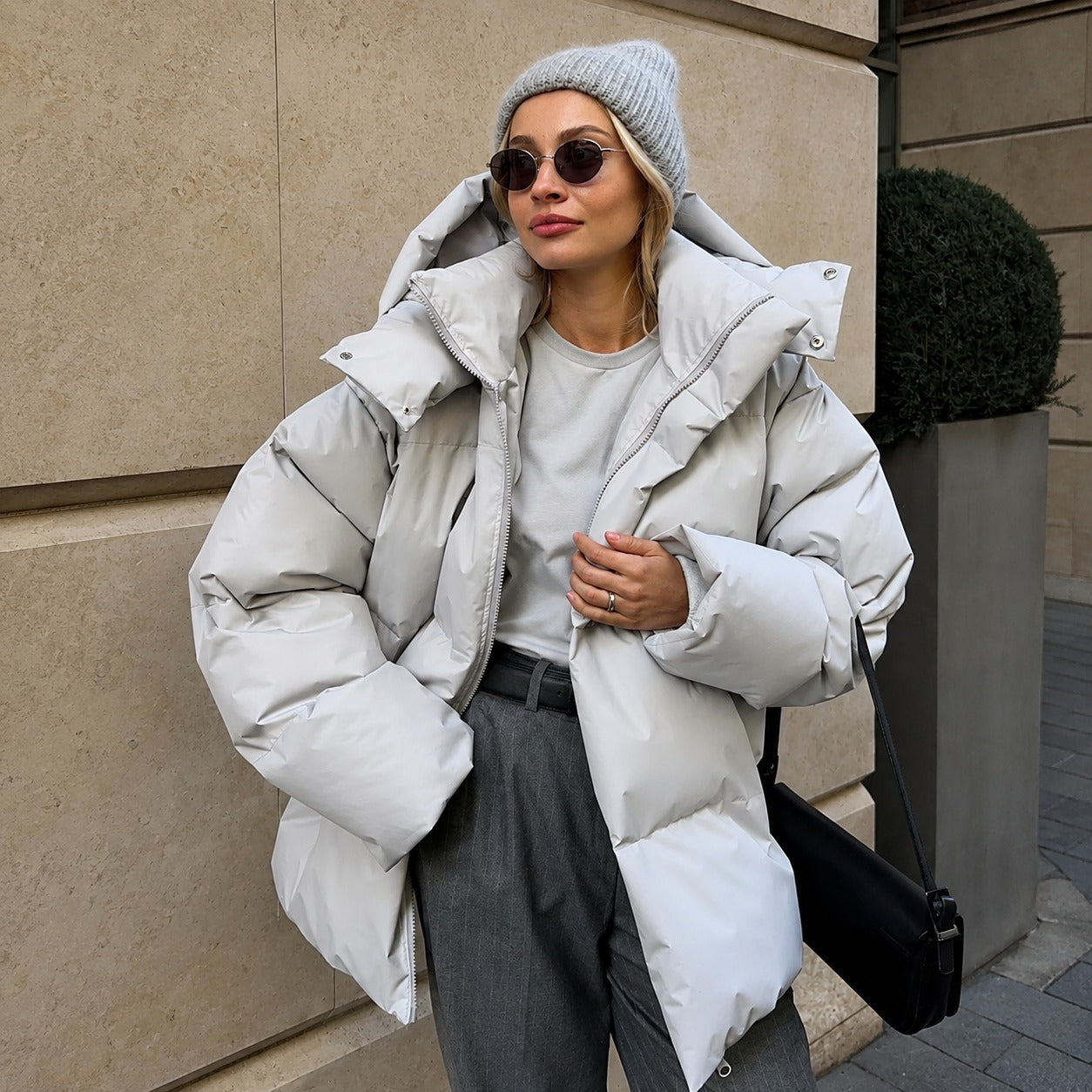 Natalia - Chaqueta gruesa con capucha
