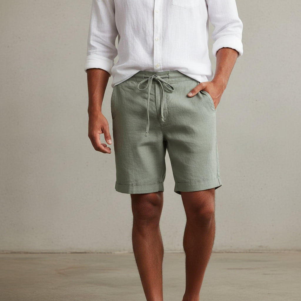 Moritz - Pantalones Cortos Casual para Hombre, Estilo Verano