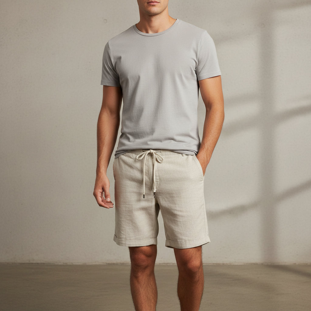 Moritz - Pantalones Cortos Casual para Hombre, Estilo Verano