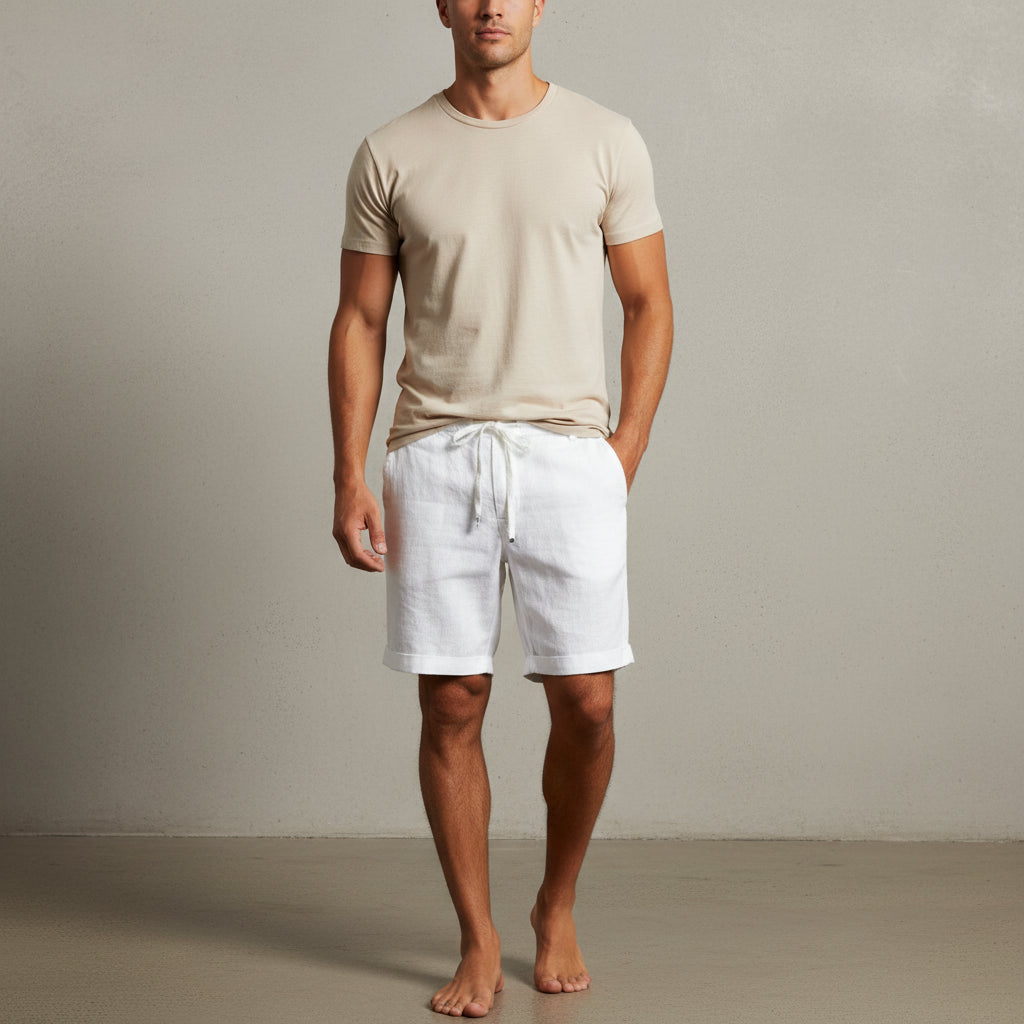 Moritz - Pantalones Cortos Casual para Hombre, Estilo Verano