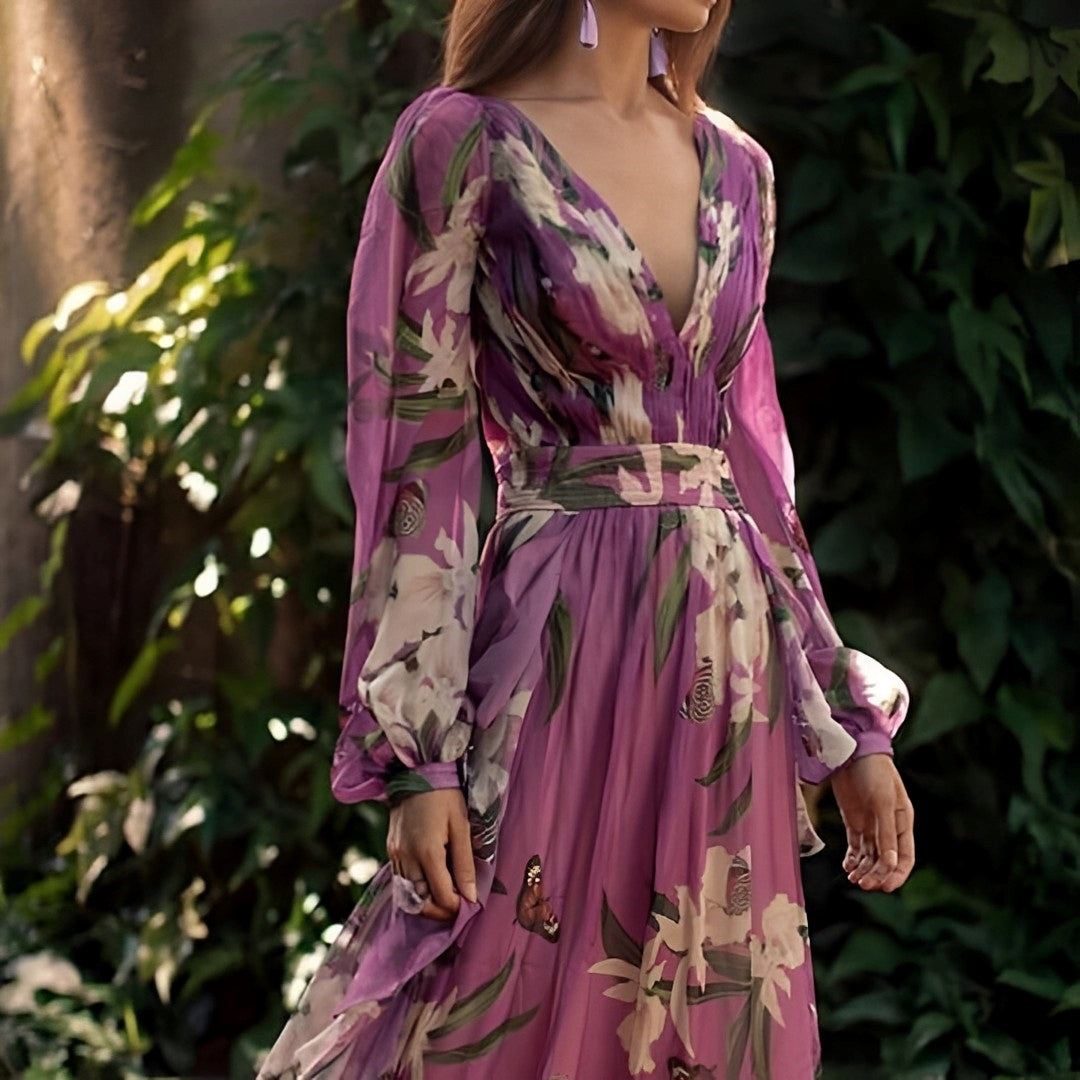 Theia - Vestido floral ligero y aireado