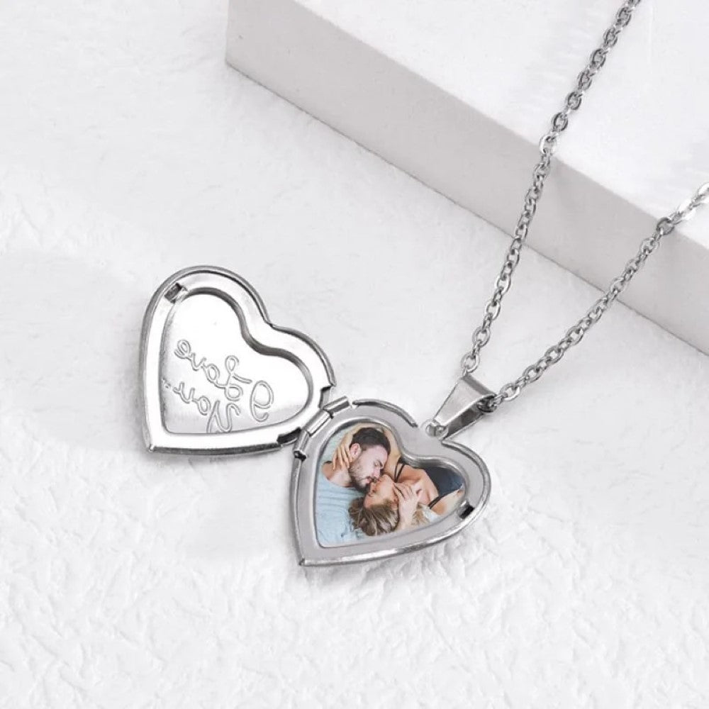Collar Medallón Corazón - Medallón clásico