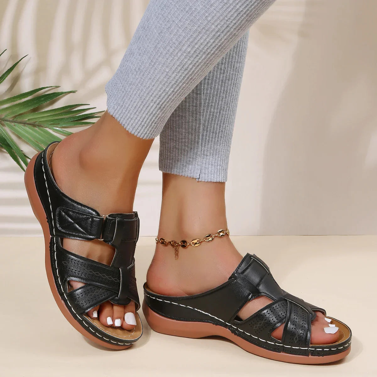 Amelia - Sandalias Abiertas para Ocio