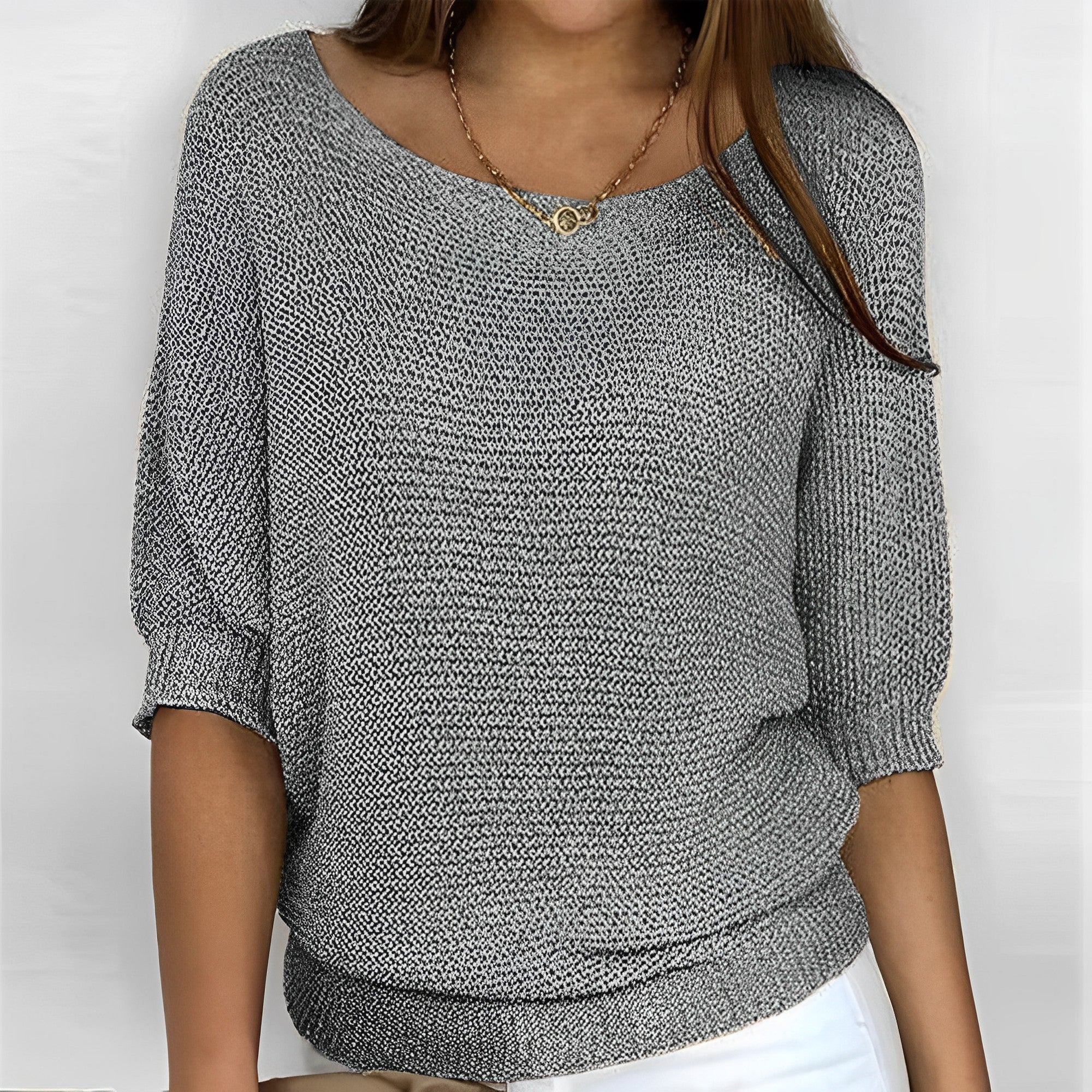 Selene - Top Halter de Tejido Suave