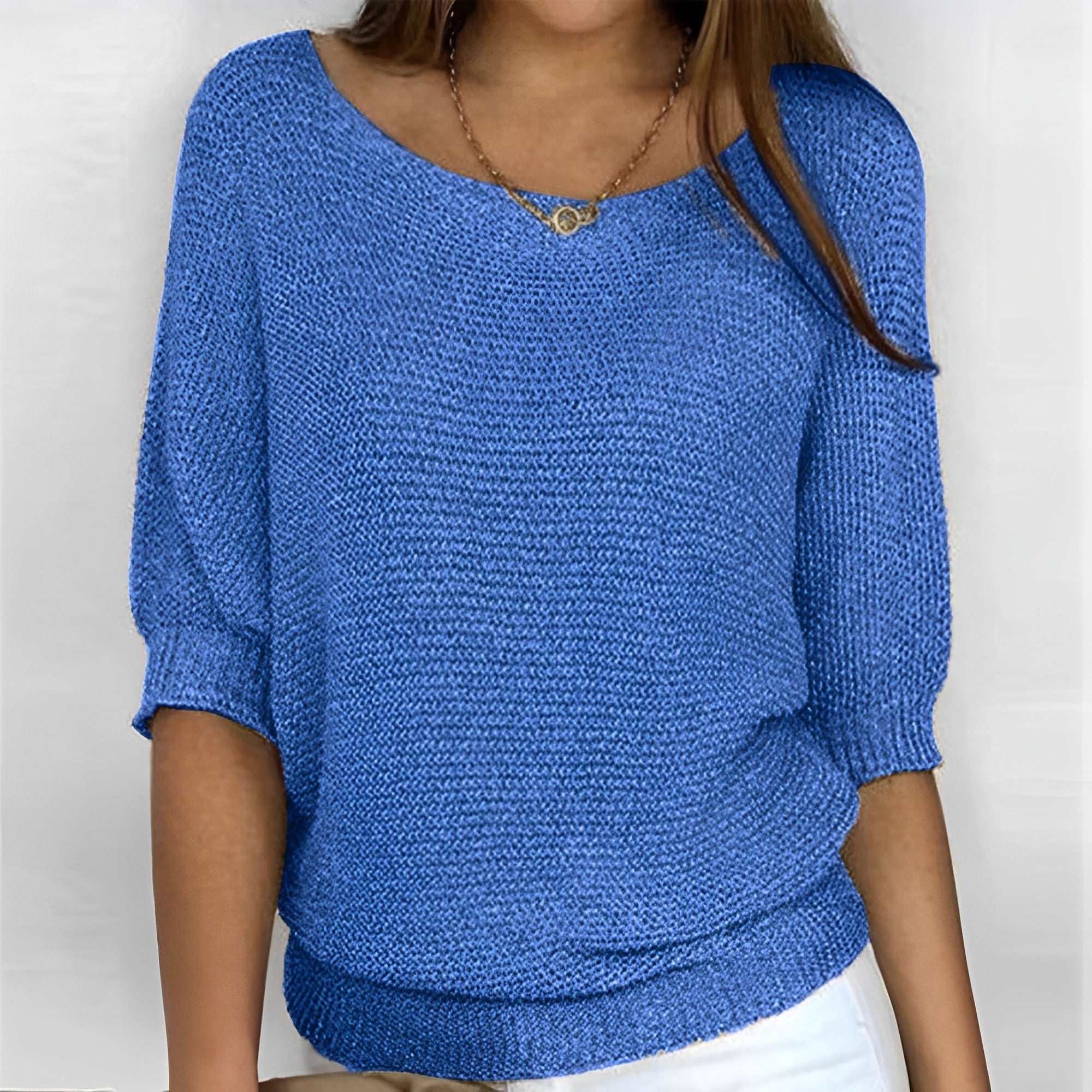 Selene - Top Halter de Tejido Suave