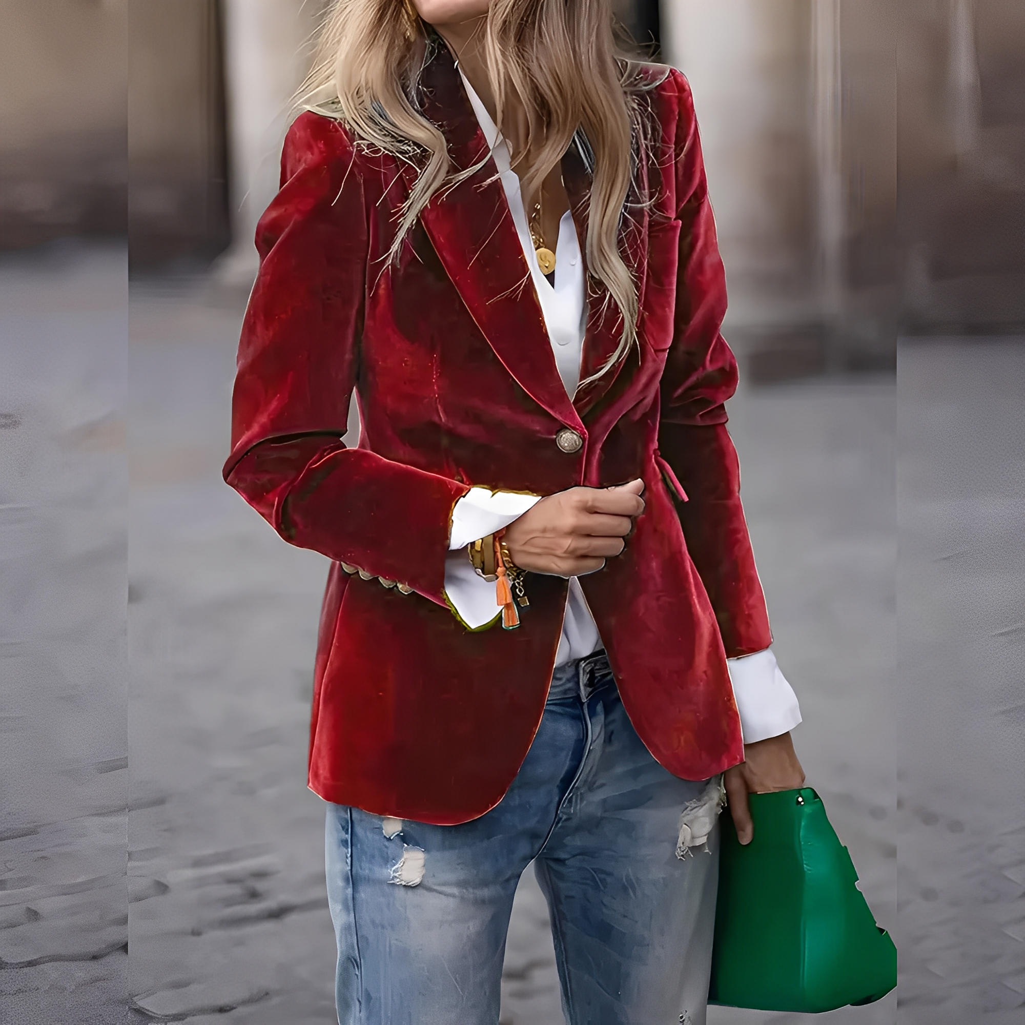 Alise - Blazer moderno de corte ajustado
