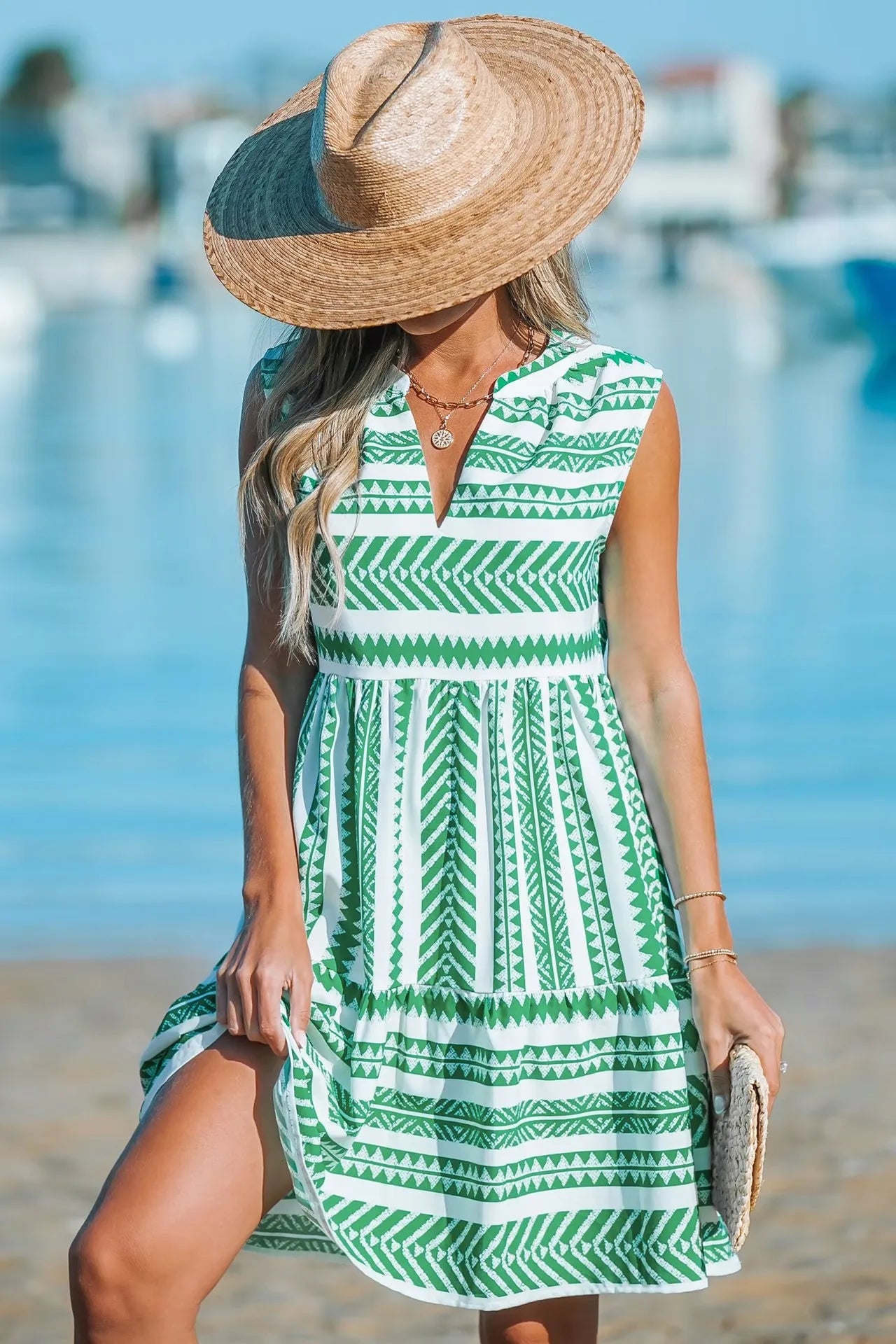 Leizel - Vestido elegante y chic para mujer