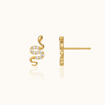 Urmi - Aretes de Serpiente CZ