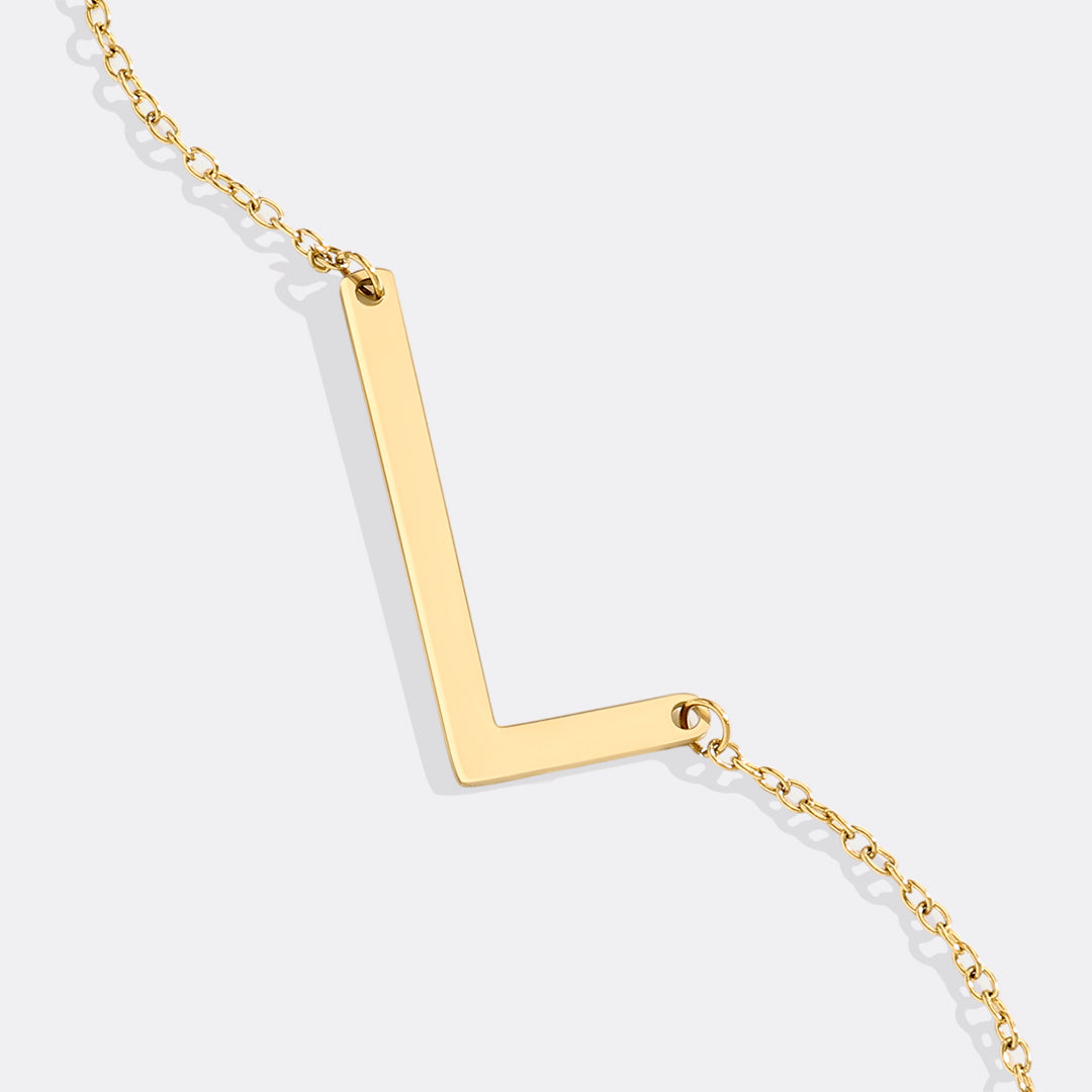 Inez – Collar con inicial personalizada