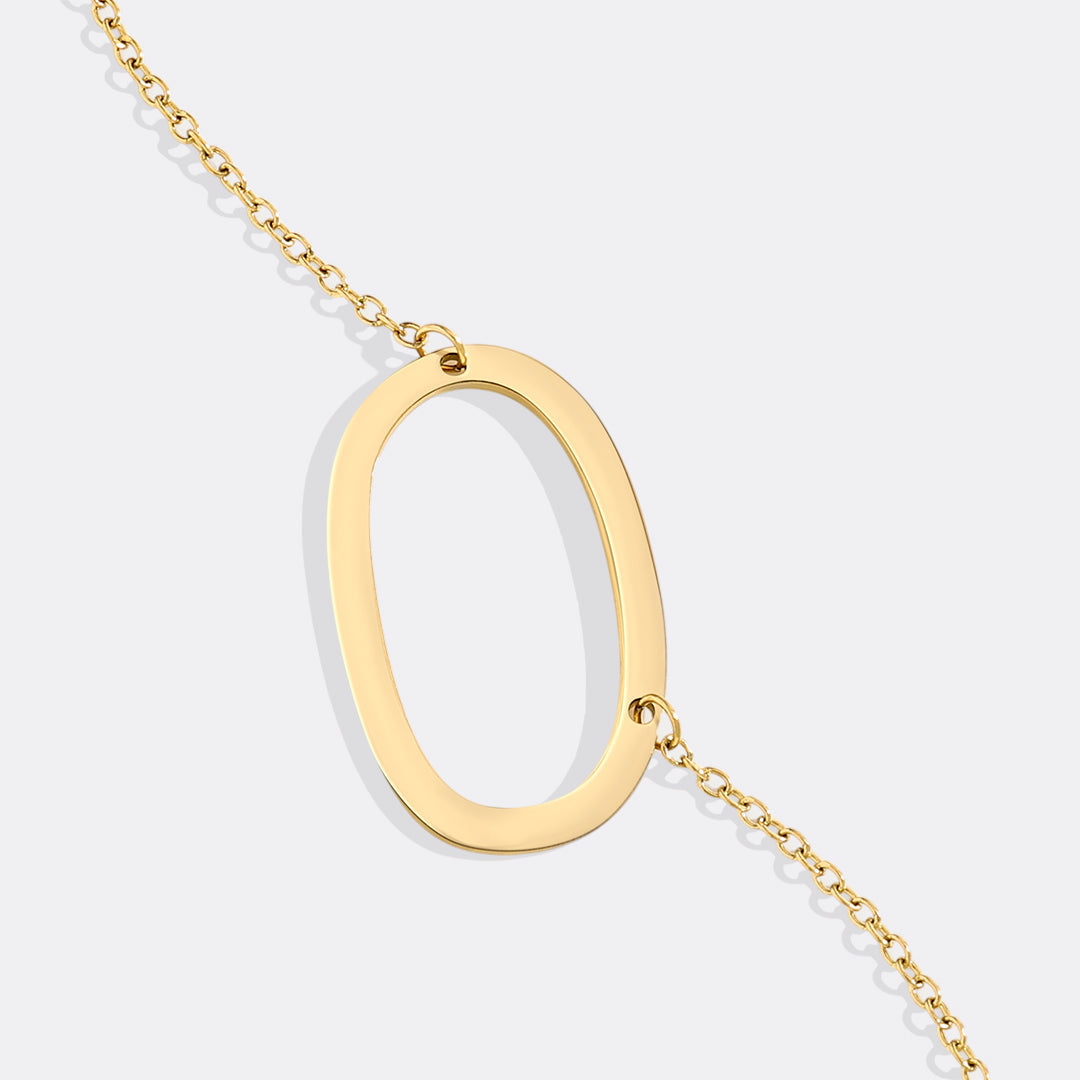Inez – Collar con inicial personalizada