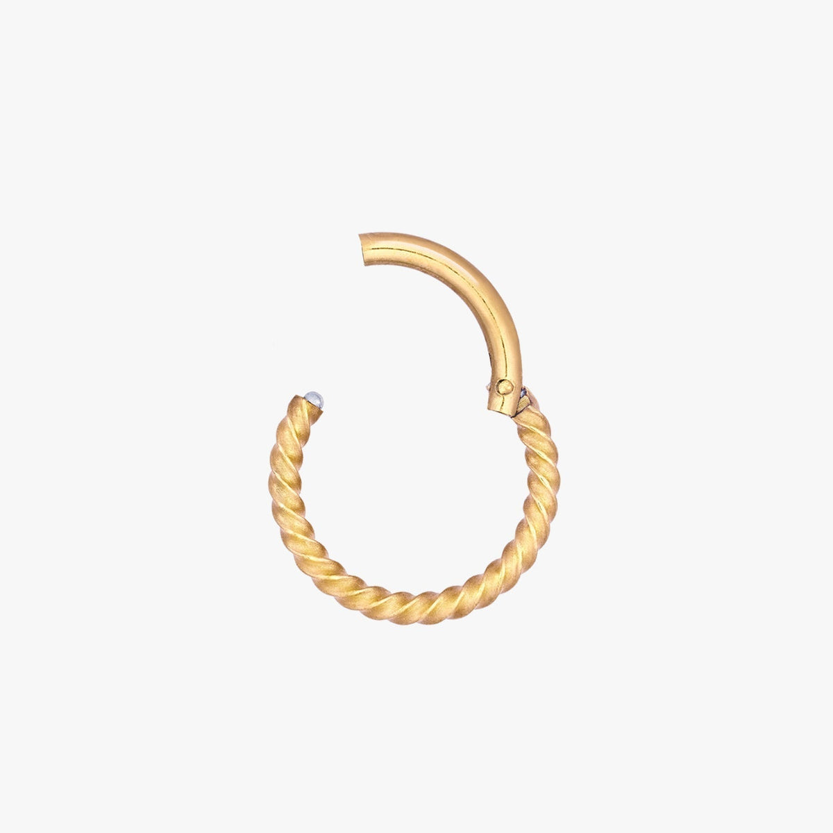Leila - Aros de cuerda trenzada de 8 mm