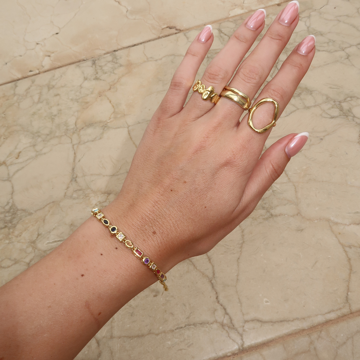 Ashley – Anillo doble elegante