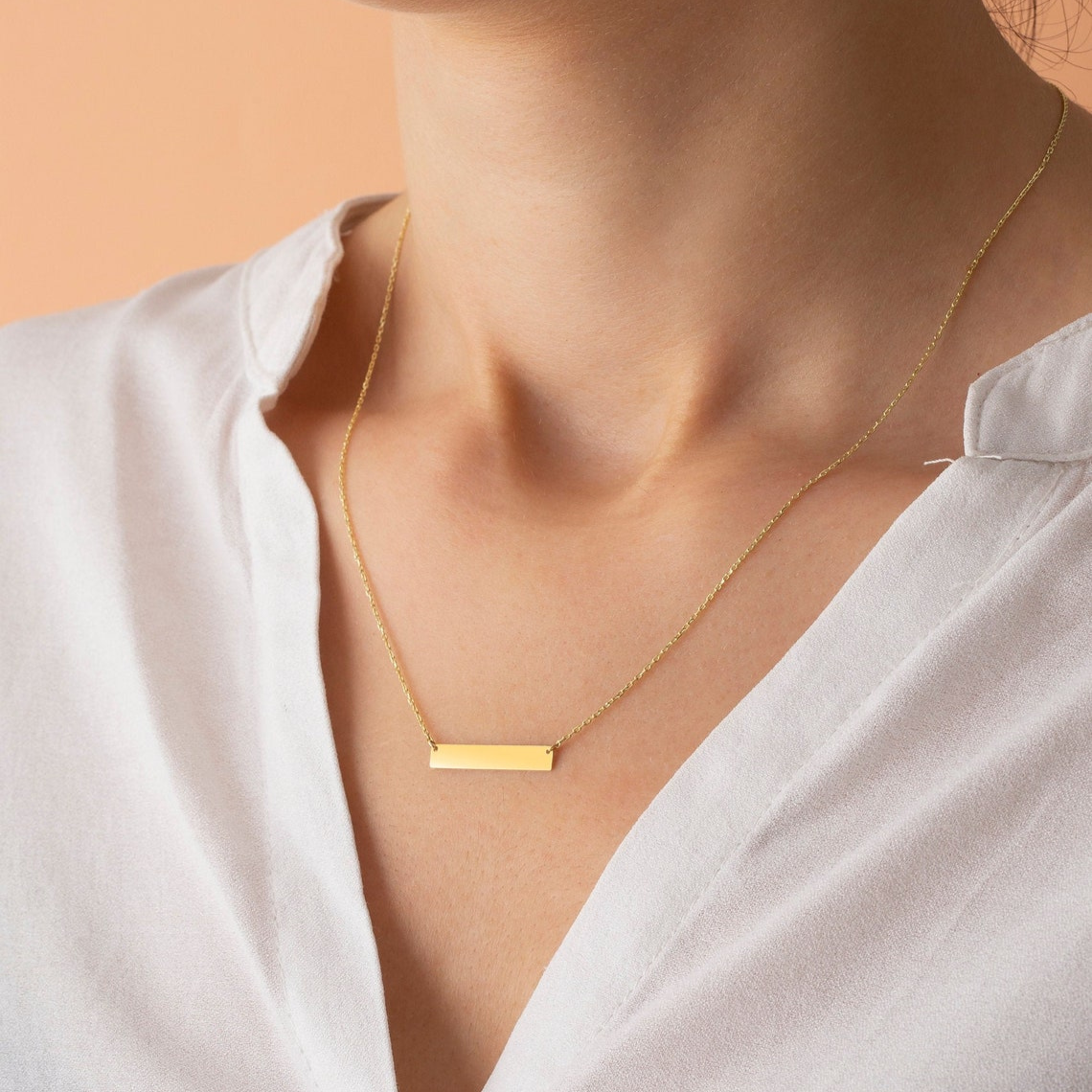 Collar de Barra Personalizado con Nombre