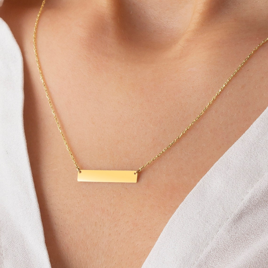 Collar de Barra Personalizado con Nombre
