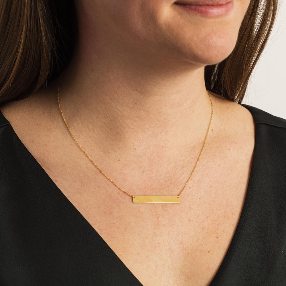 Collar de Barra Personalizado con Nombre