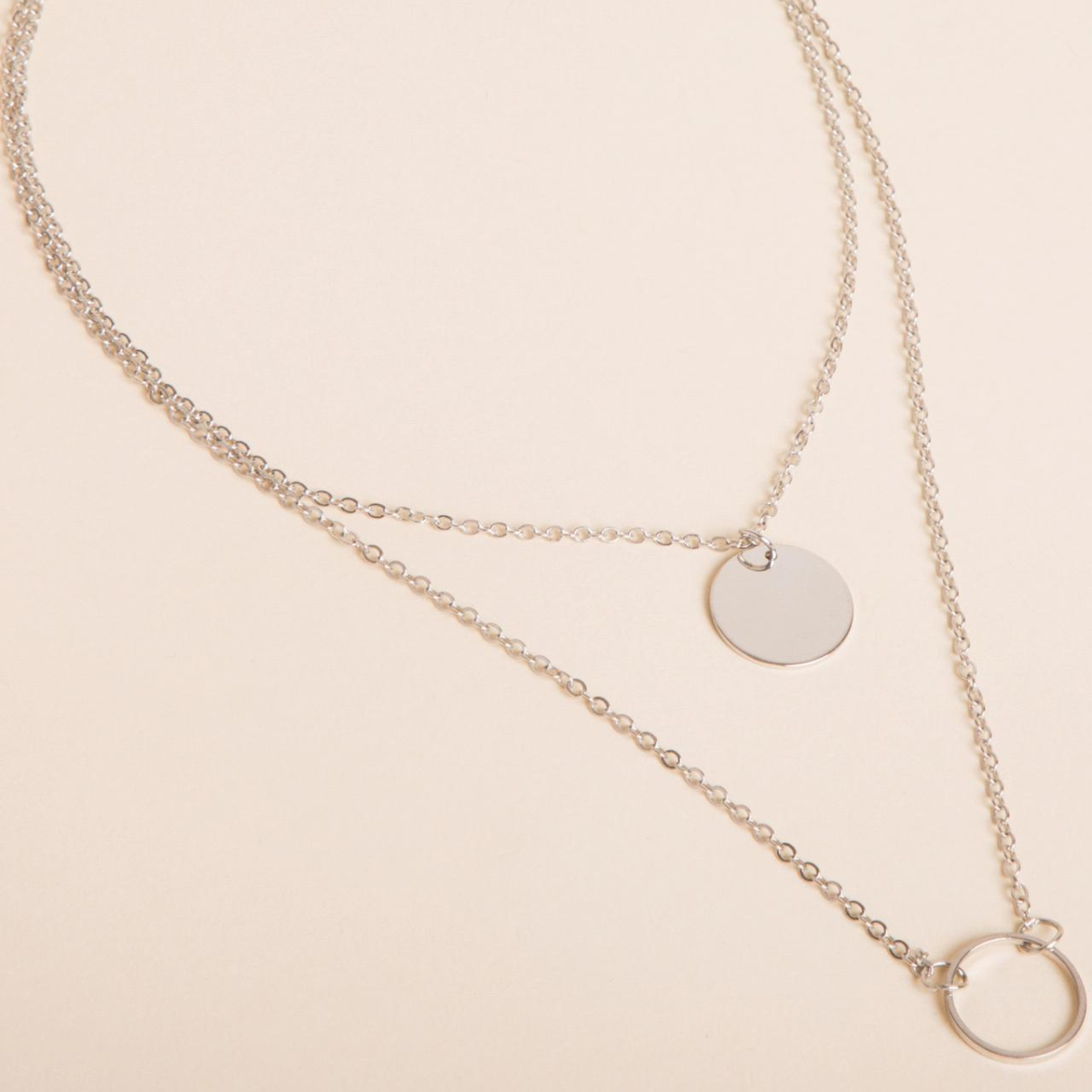 Colgante Circular - Collar en Capas