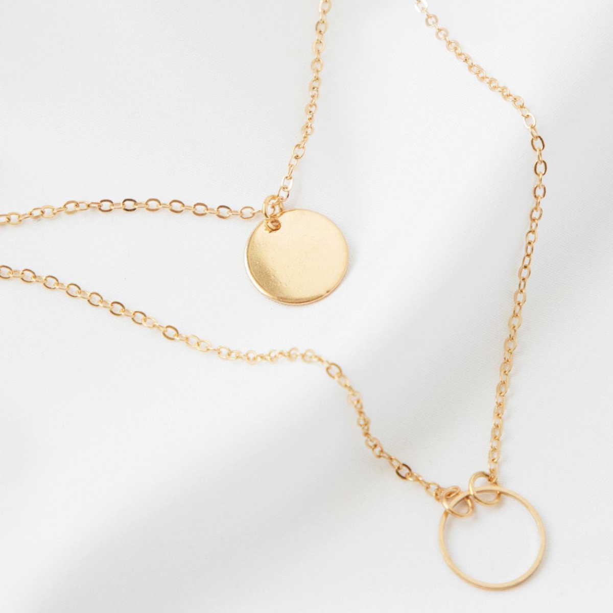 Colgante Circular - Collar en Capas
