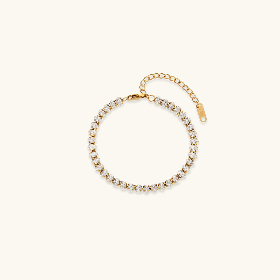 Georgina - Pulsera de tenis con diamantes