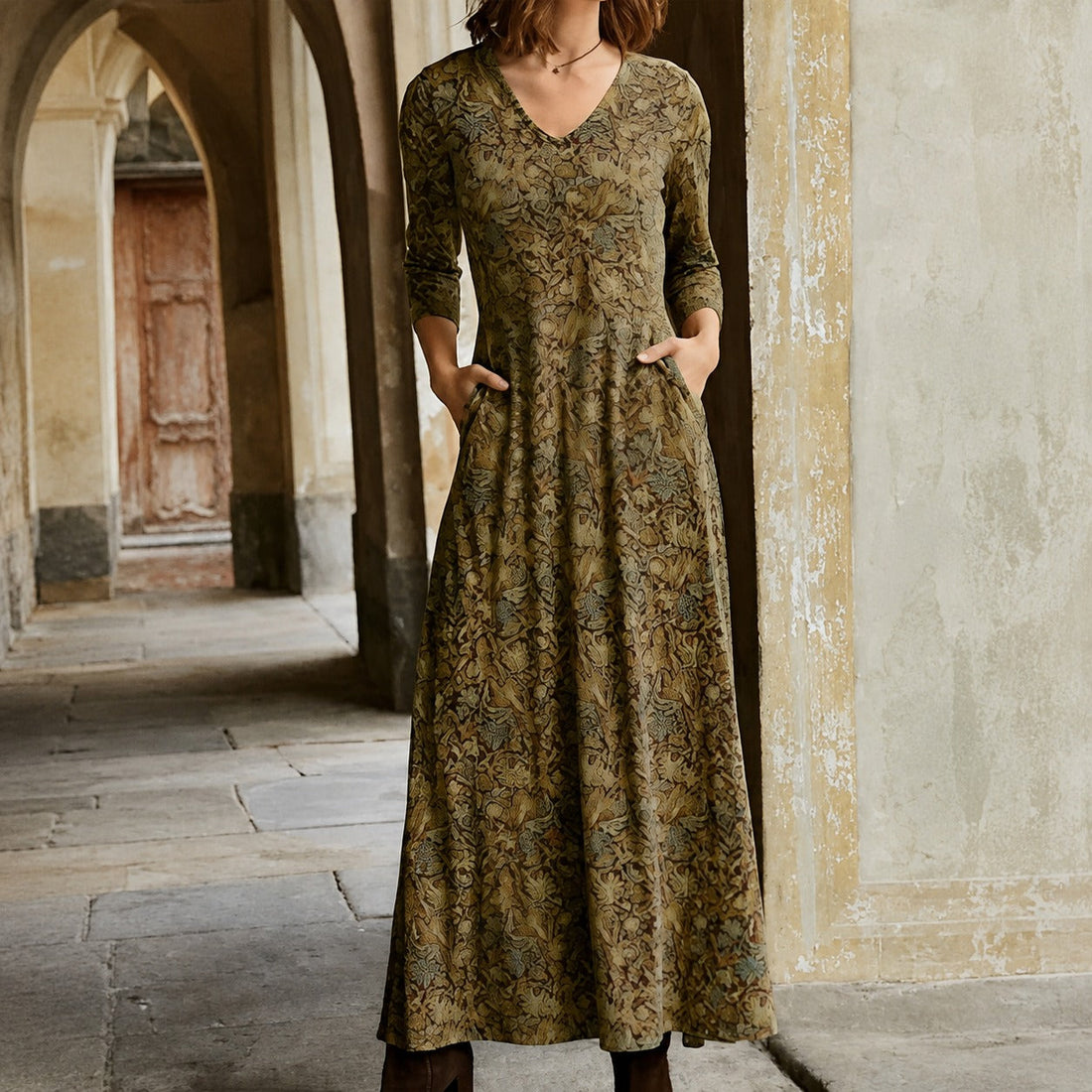 Sophie - Vestido clásico de manga larga para mujeres