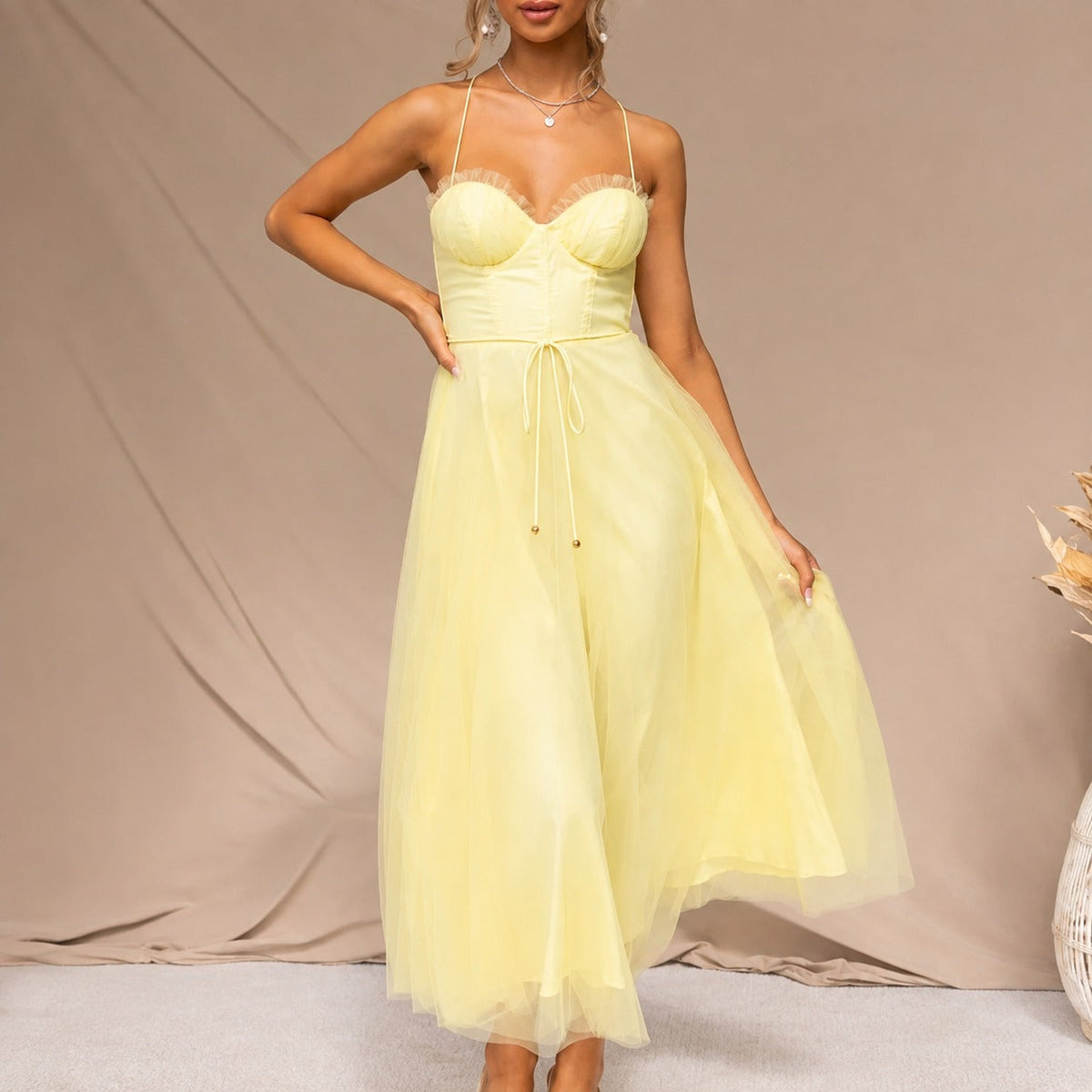 Jana - Vestido midi para días calurosos