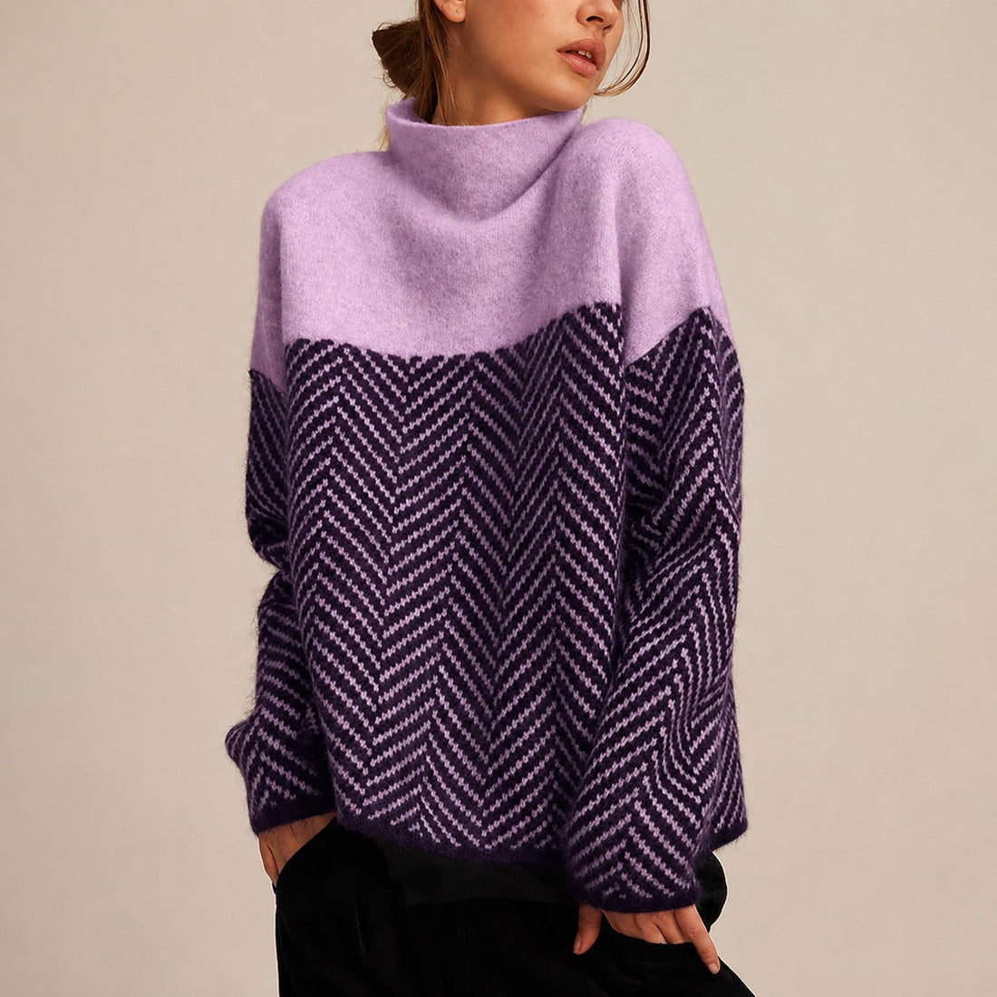 Yancy - Suéter elegante y grueso para mujeres