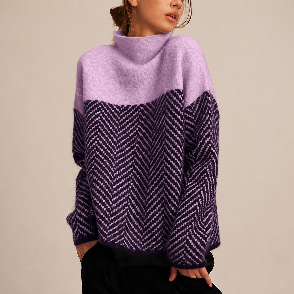 Yancy - Suéter elegante y grueso para mujeres